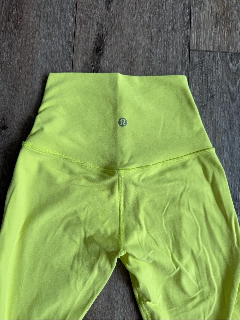 Lululemon Neon Yellow High-Waist Leggings